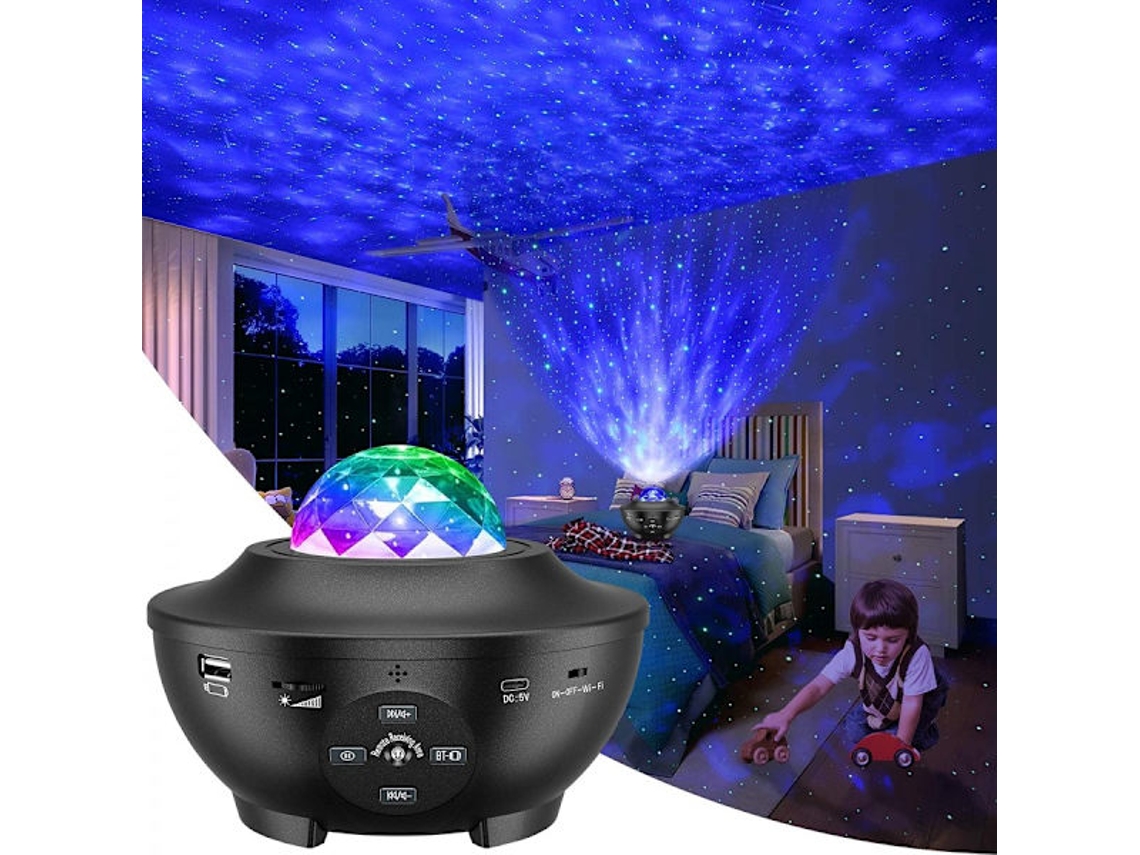 Projetor de Estrelas Galáxia com Luz Noturna, Crie um Lindo Céu Estrelado BRILVIBERA
