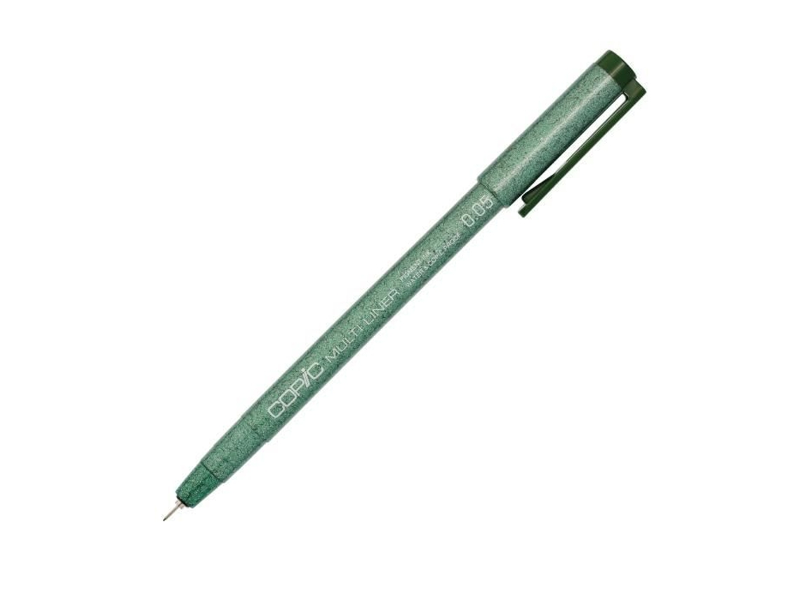 Marcador Calibrado Multiliner Copic Olive 0,05mm Verde