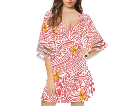 Vestido CABLECC Fyy Havaianocom Meia Poliéster Multicor (M)