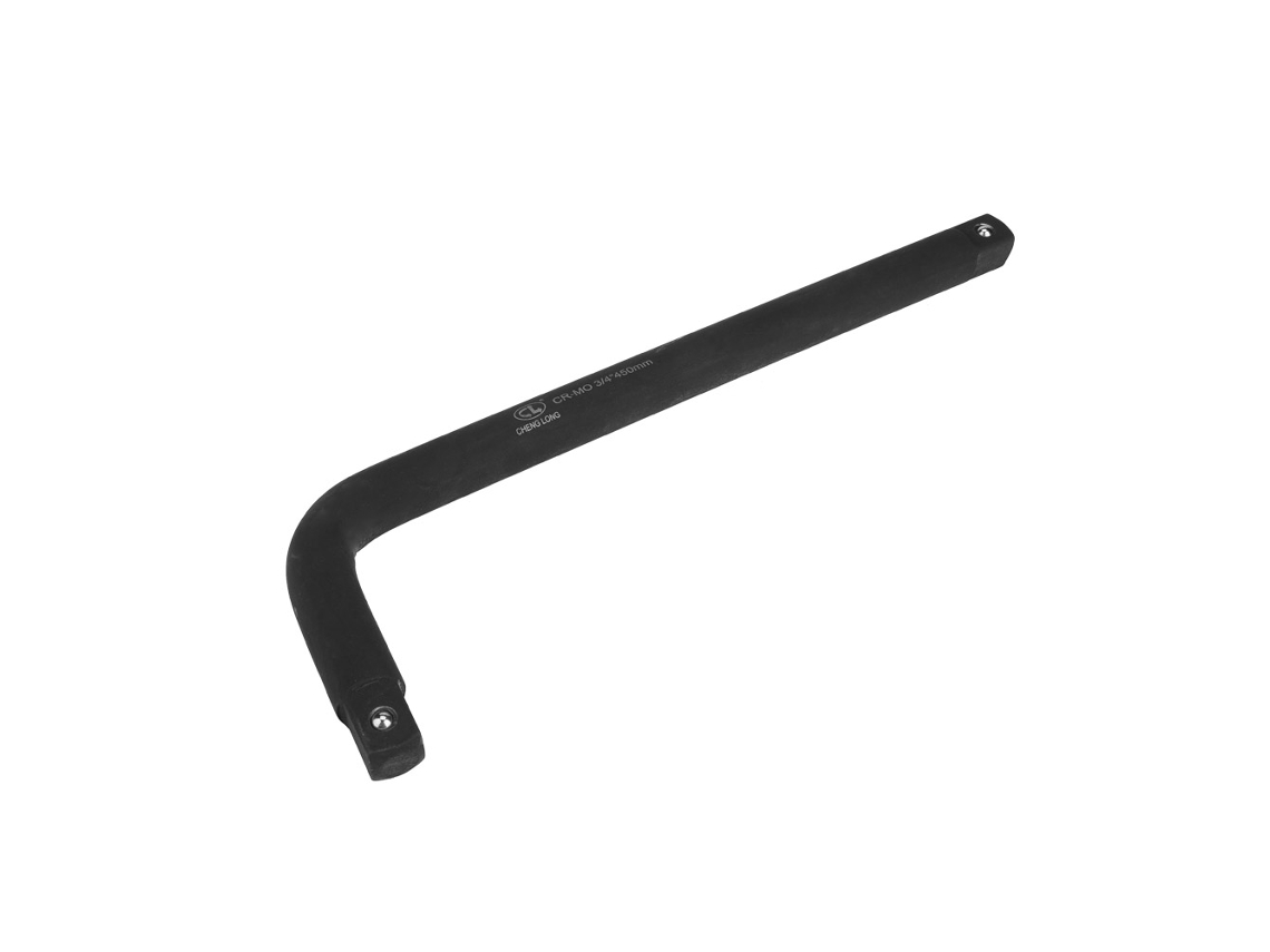 Chave De Tubo Curva Com Cabo Em L 3/4" Barra Quebradora Aço Resistente (02)