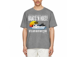 Rockinstone Step Brothers Movie Boat With Saucy Gals Solid Graphite Adult T-shirt Size:xxl