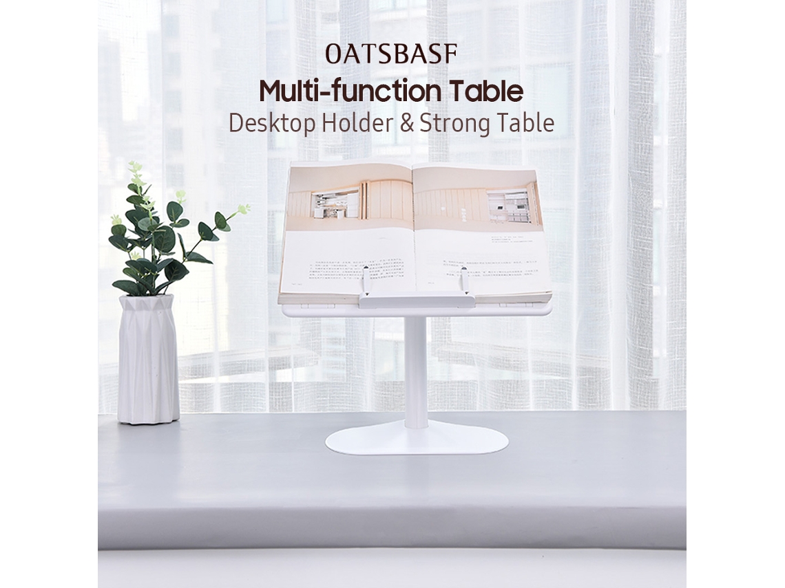 Aetheria suporte de Mesa Multifuncional Oatsbasf para Laptop e Telefone com Design Ergonômico Ajustável