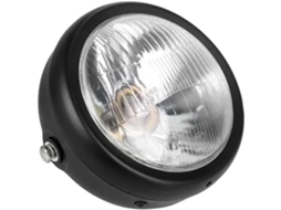 Farol de Motocicleta 5 75 Polegadas Estilo Vintage Redondo Led Auxiliar Apresenta Aprimorando Estética Sua