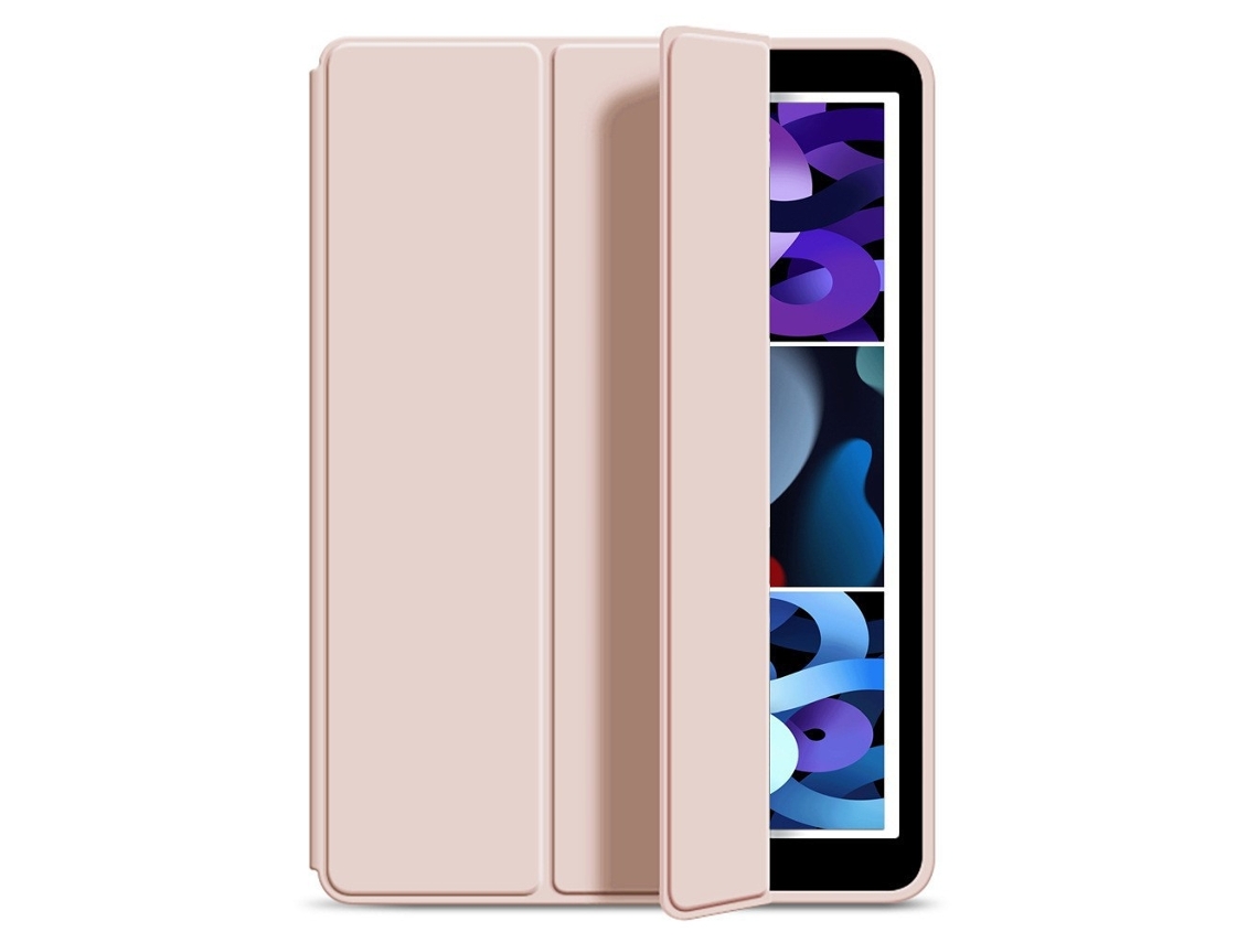Capa Protetora Dobrável Em Três Partes Rosa Sakura Para Ipad Pro De 11 Polegadas, Com Dez Compartimentos Internos E Revestimento M Tuotuo