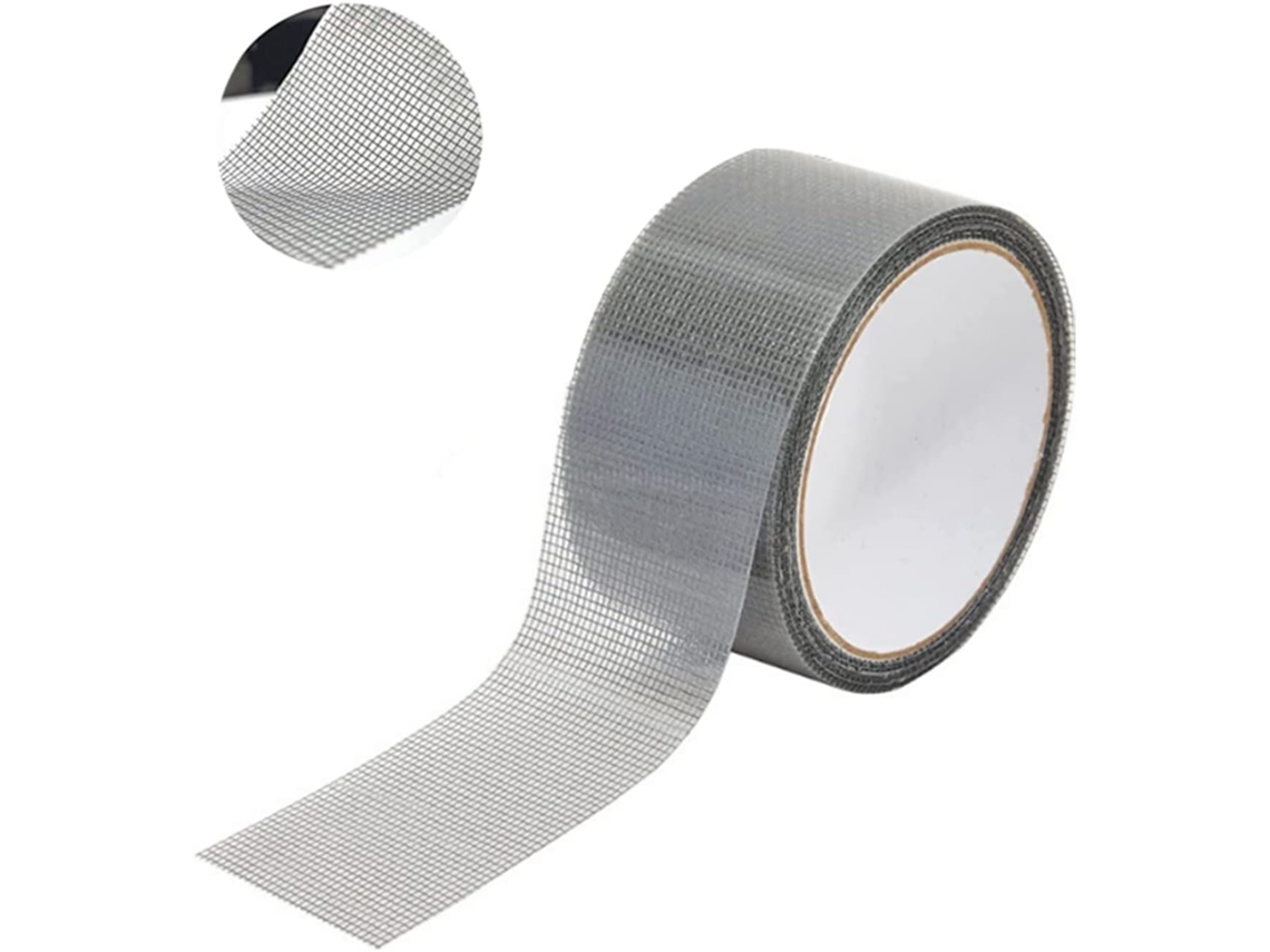 Fita Adesiva Para Reparo De Tela Mosquiteira, 5 X 200 Cm, Fita Autoadesiva Para Rede Mosquiteira (preta)