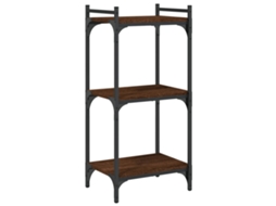 Bookcase, Bookcases Vidaxl Marrom Madeira Processada (n/a)