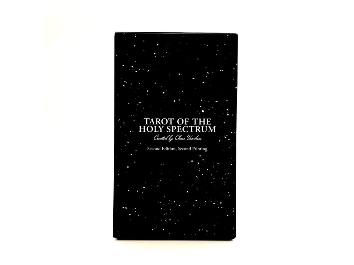 Novo Jogo De Tarô Sacred Spectrum - 78 Cartas Em Uma Caixa De 12,2 X 7,2 Cm.