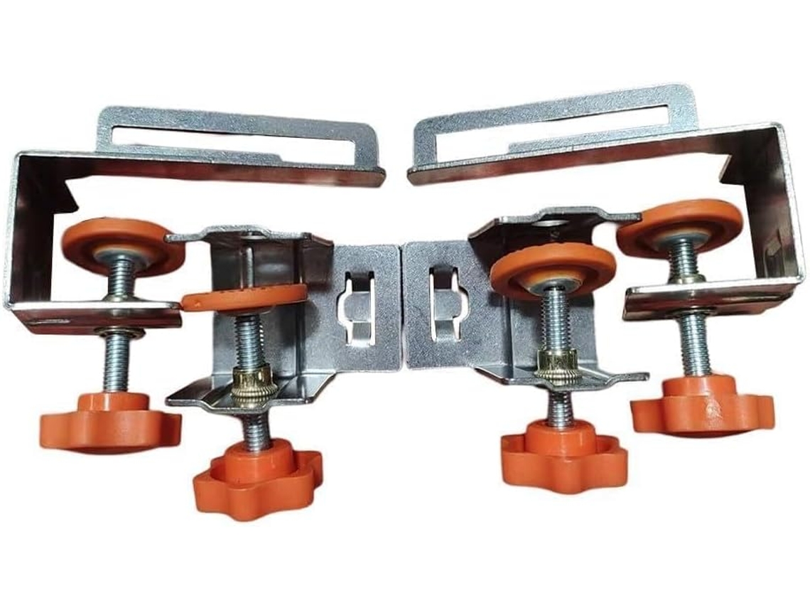 Grampos Laterais Ajustáveis em Aço 30 Mm 10, Aço Inoxidável