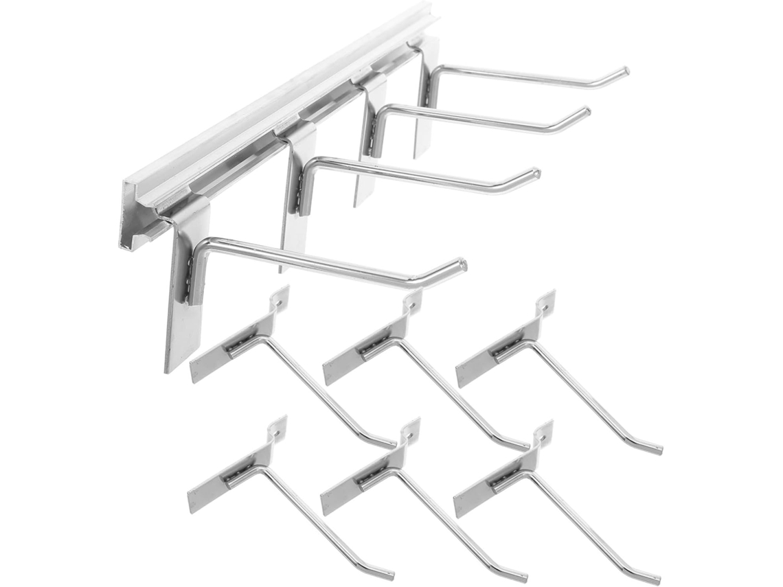 Gancho de Metal para Painel Perfurado, Suporte para Prateleira Suspensa, Armazenamento de Ferramentas, Montagem na Parede, Garagem, Cozinha SFUSHOS
