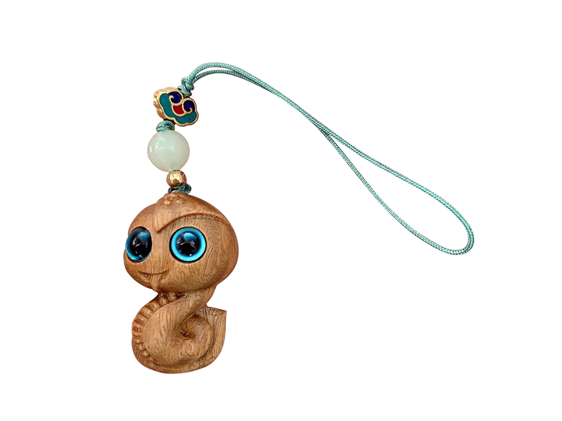 Oferta Especial Sudeste Asiático Sândalo Verde Pingente Sândalo Vermelho Snake Zodíaco