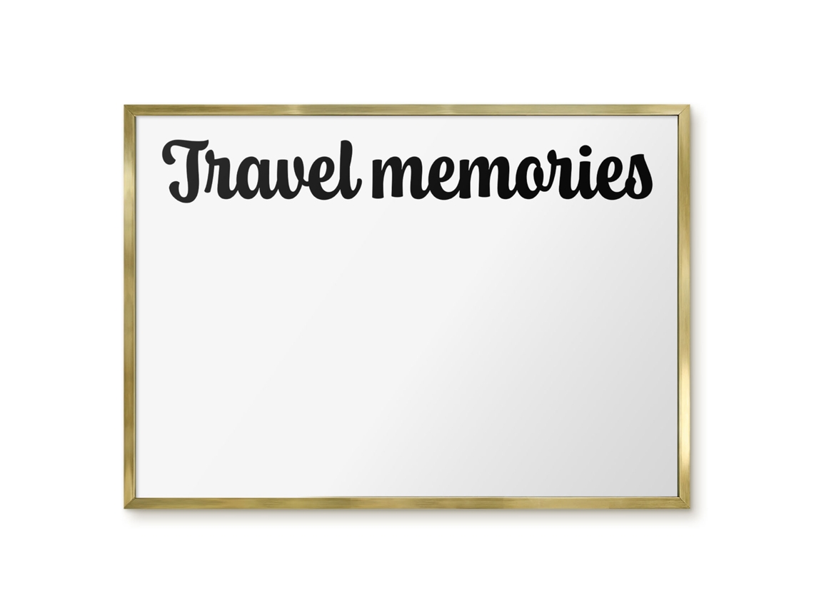 Magnetic Board Travel Memories For The Living Room Espelharte (70x50 Cm)