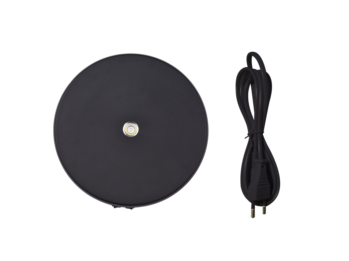 Electric Motorized Photography Turntable 360 Degree Rotatable Display With Led Light For Product Shooting Jewelry Watch Display LAXISCREED