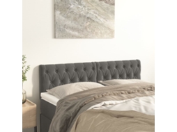 2 Pcs Cabeceira De Camapainel De Cabeceira Veludo 80x7x78/88 Cm Cinzento Escuro Lovely Home
