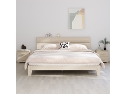 Vidaxl Mesas Cabeceira 2pcs Hamar 40x35x44,5 Pinho Maciço Castanho-mel