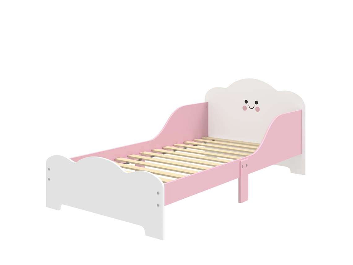 Cama, Em Mdf, Rosa, 143 X 77 X 60 Cm