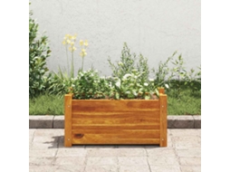 Vidaxl Canteiro Elevado De Jardim 50x25x25 Cm Madeira De Acácia