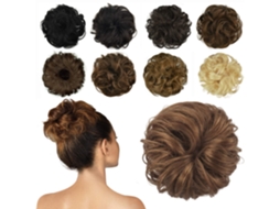 Extensão De Cabelo Humano 100, Rabo De Cavalo Bagunçado, Acessório Para Cabelo Encaracolado Com Grampinho, Chignon, Extensão Para Rabo De Cavalo, Ace