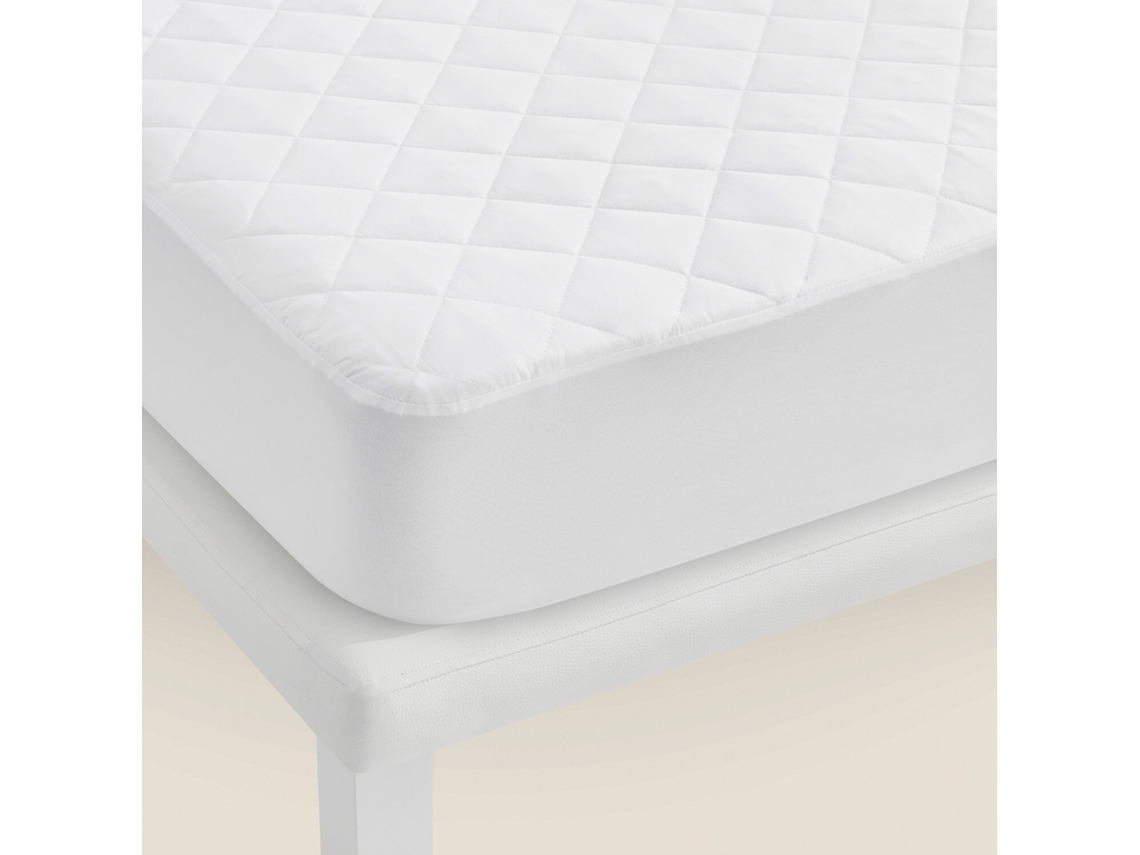 Protetor de colchão antialérgico Impermeável e Antiácaros Até 32 cm (135x196cm - Apto para camas de 190/200 cm)