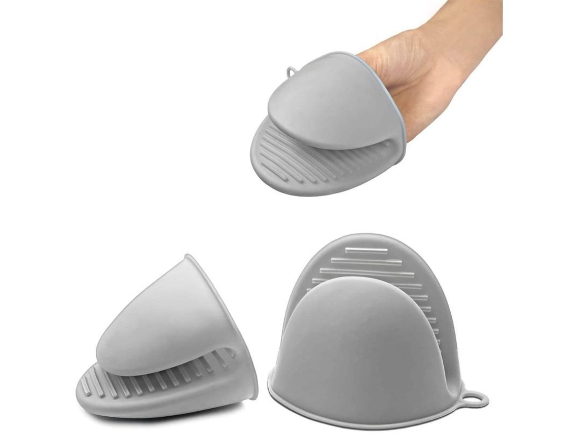Luvas de silicone resistentes ao calor com grip perfeito 2 protetores de panos acessórios de cozinha S/MARCA