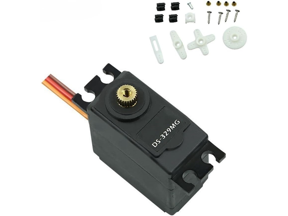 Servo Digital Mini Ds329mg com Engrenagens de Metal para Carros, Barcos, Aviões e Robôs de Controle Remoto. SFUSHOS