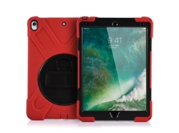 Capa Anti-impacto Para Ipad Pro 10.5, Com 4 Camadas De Proteção, Vermelha.