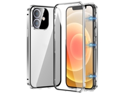 Capa De Vidro Temperado Hd Para Iphone 12 - Fecho Magnético Duplo