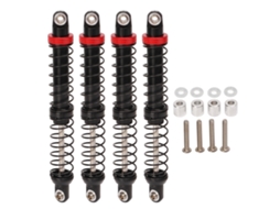 4pcs Amortecedor De Choque Rc Universal Cnc Alumínio Alta Resistência Mola Damper 100mm