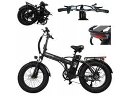Bicicletas Elétricas Dobrável para Cidade Gerpsi Dz2002, 500w 48v 16ah, Transmissão Shimano 7 Velocidades, Pneus Largos 20 Polegadas