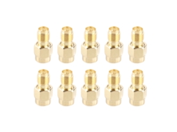 10pcs Adaptador Sma Reverso Macho para Fêmea Conector Conversão Cabo Rf 50 Ohms para Gps Wifi Rádio