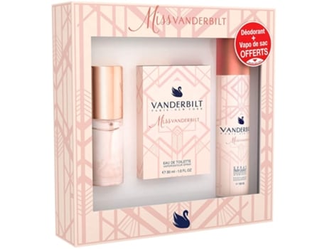 Estuche Miss Vanderbilt Eau De Toilette 30 Ml Spray Desodorante 150 Ml Vaporizador De Bolsillo 15 Ml Gloria Vanderbilt