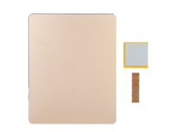 Mouse Pad LAXISCREED Preto+ouro Duas Faces