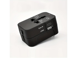 Adaptador De Viagem Universal Com Conectores Usb E Tipo C.vayotoy
