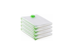 Lurelia Sacos De Armazenamento A Vácuo, Pack 4, 130 X 100 Cm, Reutilizáveis, Para Roupas, Edredons E Roupa De Cama