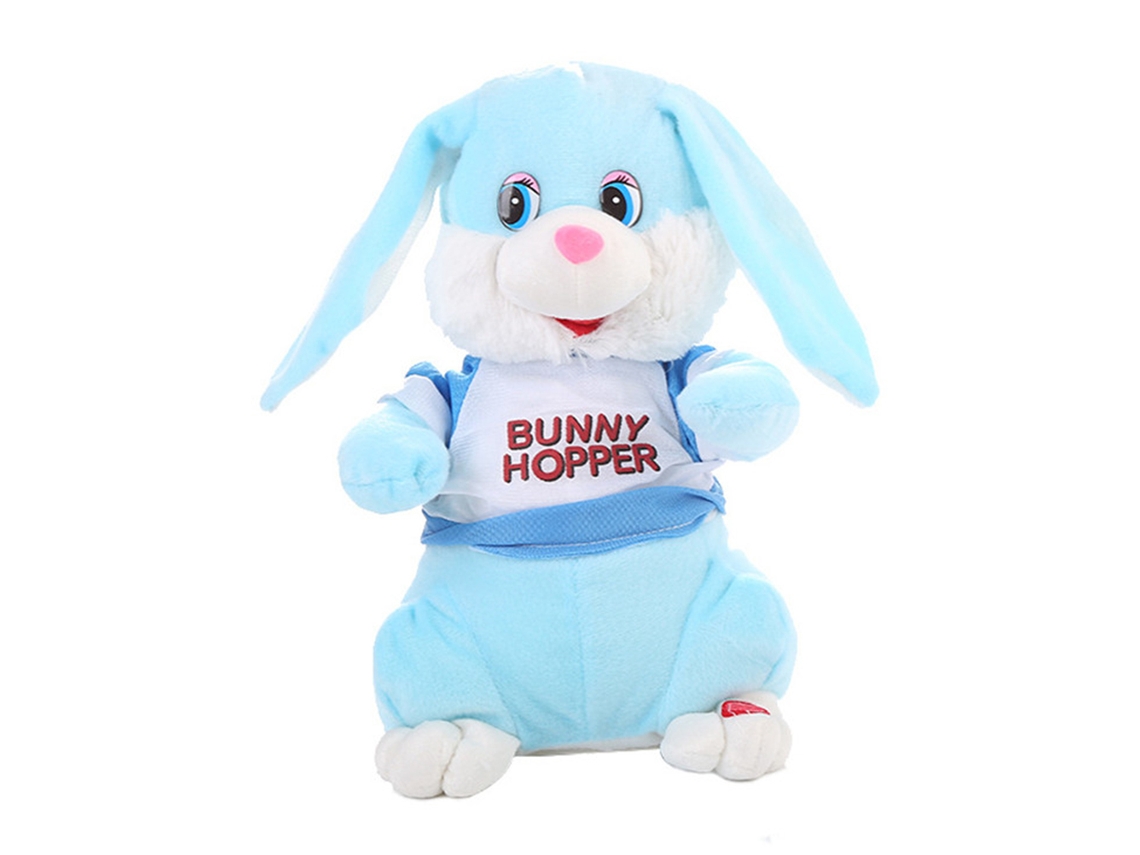 Ats juguete de Peluche Eléctrico Conejo, Conejo Peluche com Funções de Cantar, Dançar, Mover Cabeça e Orelhas, Presente Macio