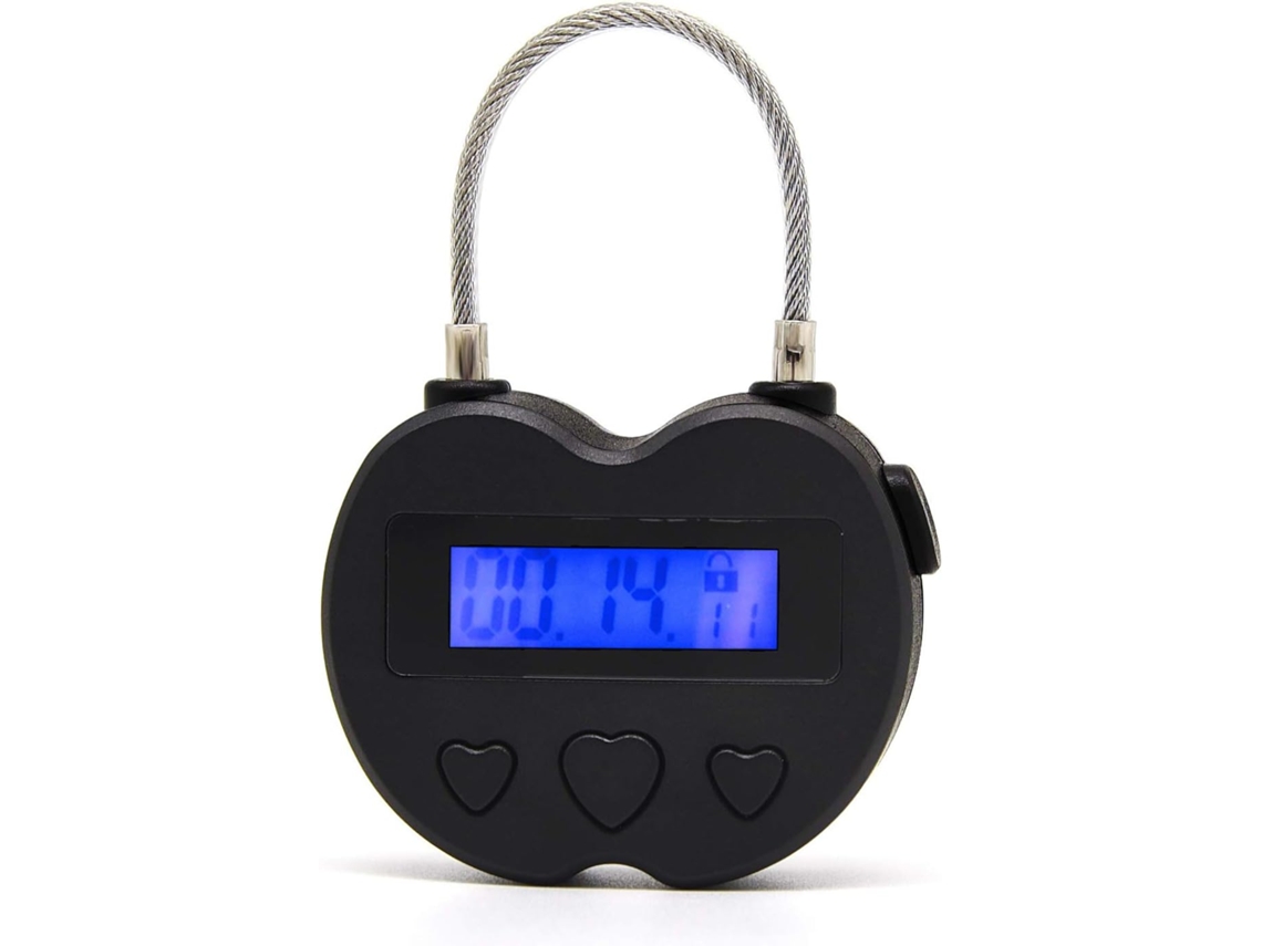 Cadeado com Temporizador LCD e USB BRILVIBERA