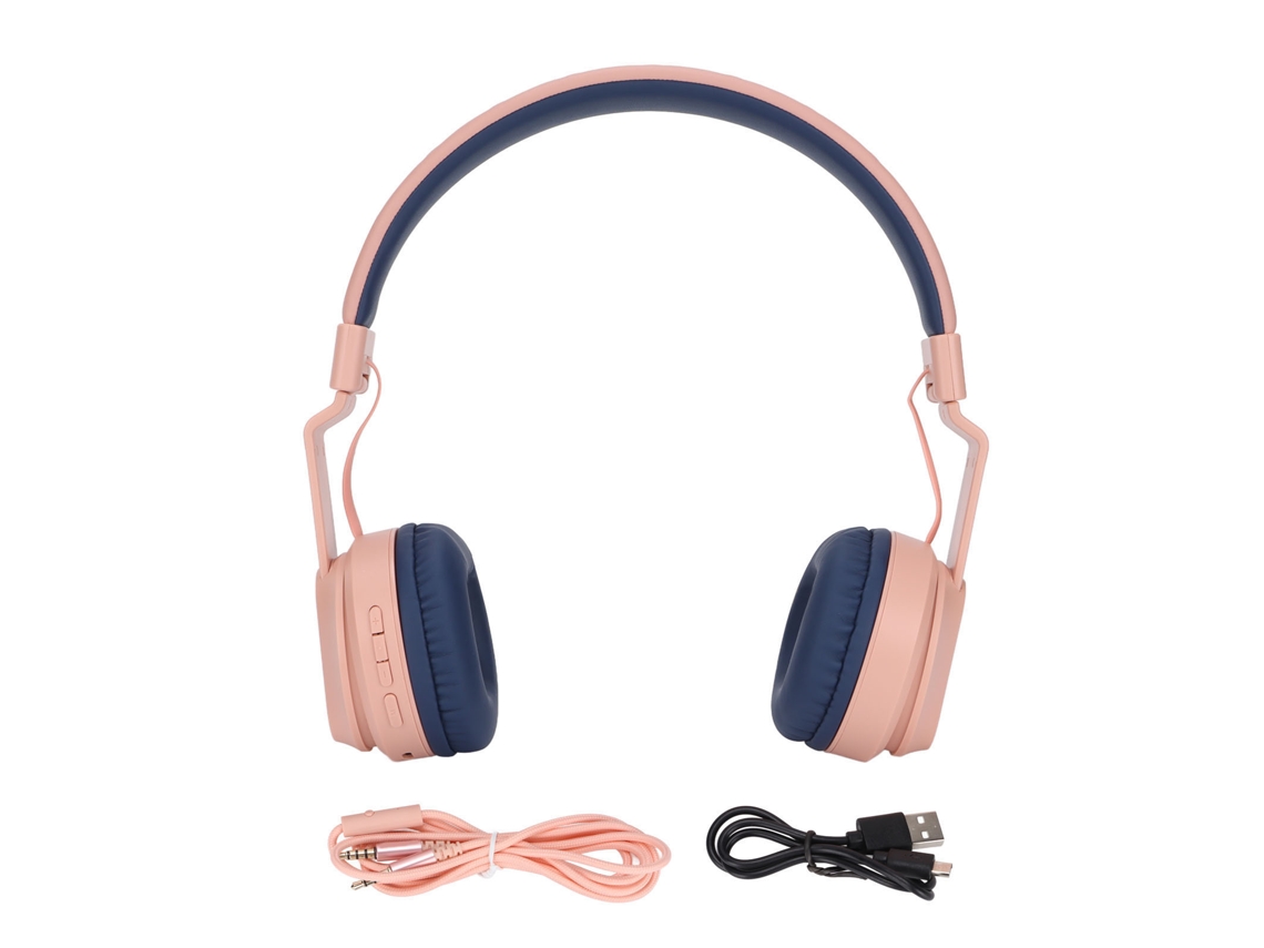 Fones de Ouvido Bluetooth Sem Fio LAXISCREED Rosa
