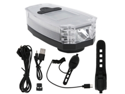 Farol Led Para Bicicleta, Velocímetro, Buzina