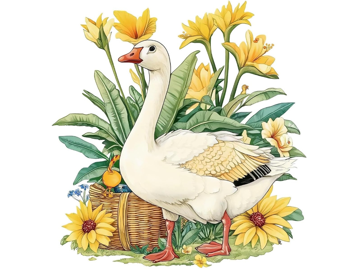 Aquarelle Animaux Tournesol Adesivos Muraux Salão Ferme Decoração Murale