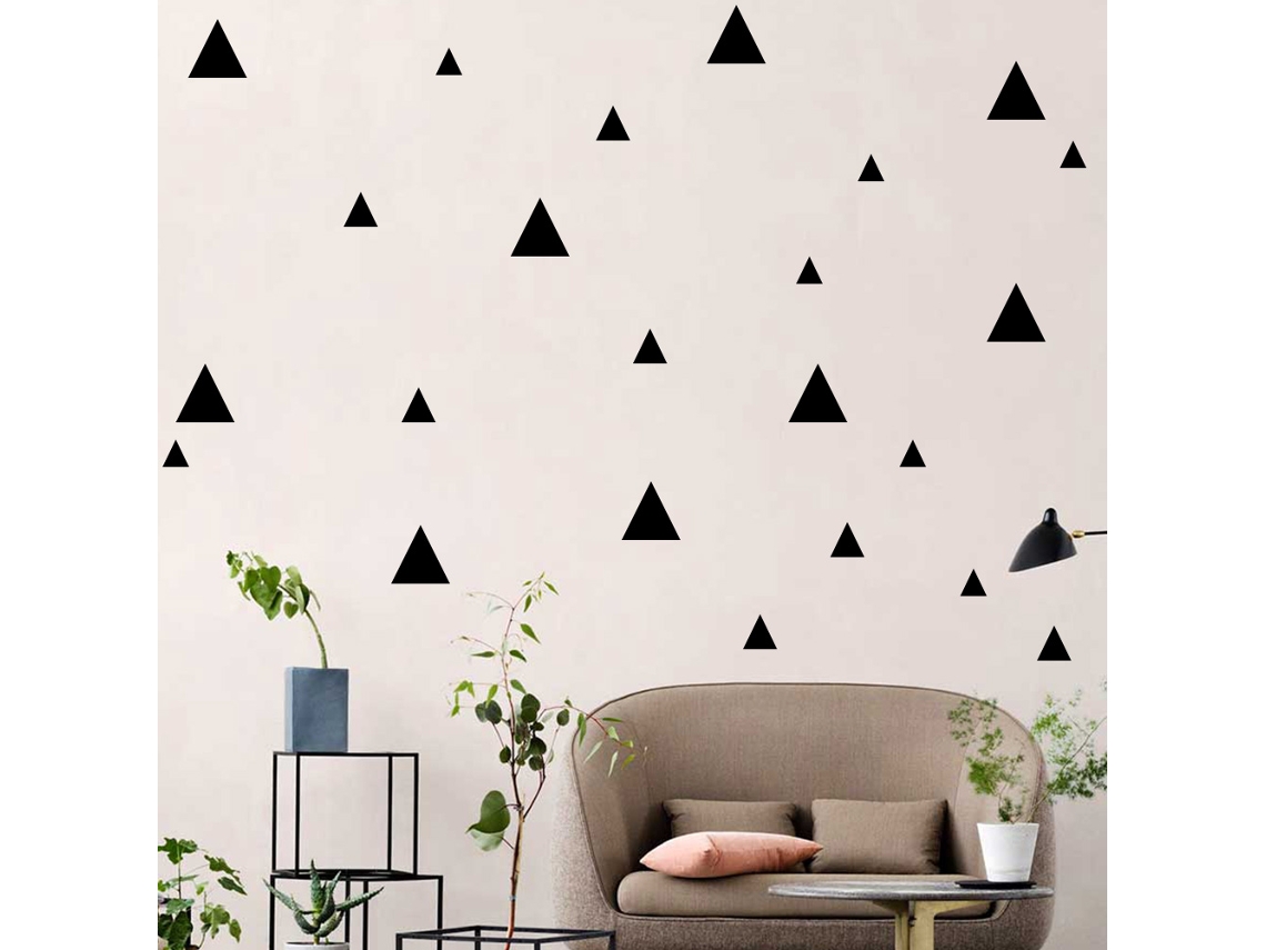Adesivos De Parede Diy Em Triângulo De Vários Tamanhos Eoocoo