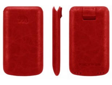 Capa Samsung i9000  Premium Leather Case Vermelho