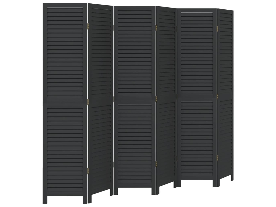 Room Divider, Room Dividers Vidaxl Preto Madeira (40 X 180 Cm)
