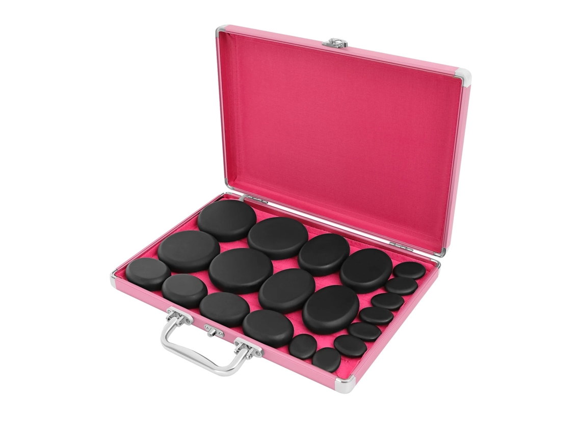 Conjunto de Massagem com Pedras Quentes, Aquecedor de 220w, Cabo Ergonômico, Amarelo Ganso OEM