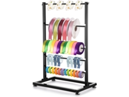 Suporte para Fita Adesiva, Organizador 5-Níveis, Display em Aço Carbono para Crochê Linhas, Papel Embrulho e