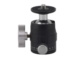 Cabeça Esférica Panorâmica De 360 Graus Com Fio De 1/4 Polegada Para Telefone Câmera Mirrorless Luz De Preenchimento