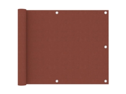 Vidaxl Tela De Varanda 75x500 Cm Tecido Oxford Terracota