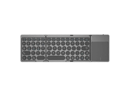 Teclado Dobrável Sem Fio Kf86 Max Compatível com Bluetooth e com Touchpad. TAISHENGDA