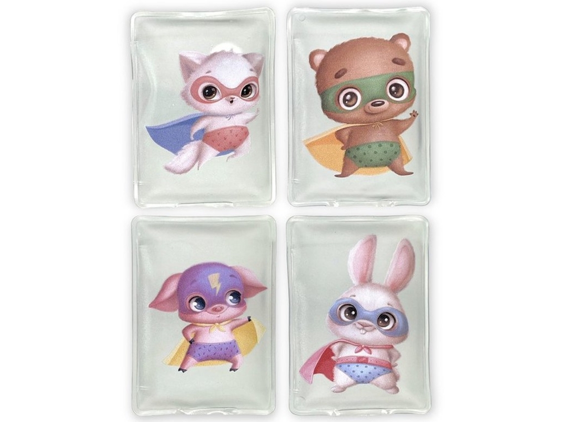 Conjunto De 4 Rechaudantes Recarregáveis - Ideais Para Dias Frios - Super-heróis Animais - Perfeito Para Atividades Ao Ar Livre - Rechaudantes - Manté