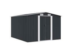 Vidaxl Abrigo De Jardim 257x298x178 Metal Antracite