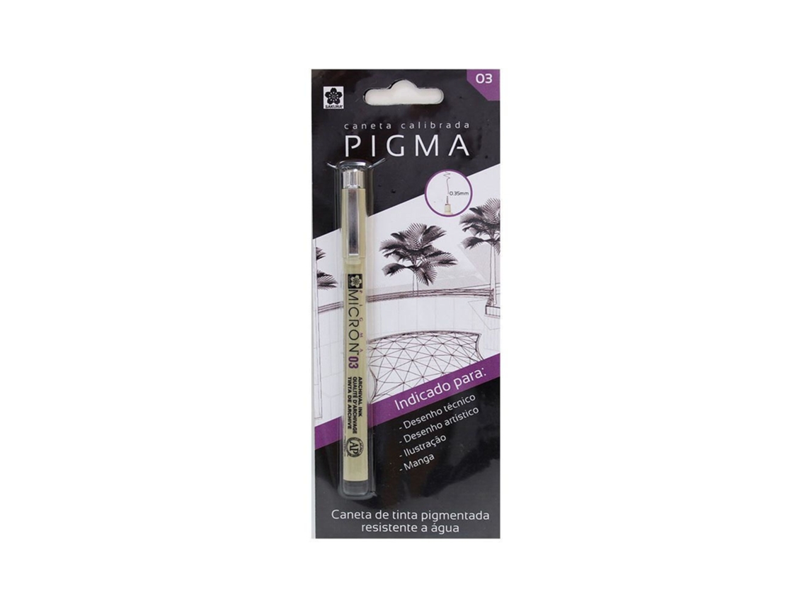 Caneta Fineliner SAKURA Pigma Macron Preto