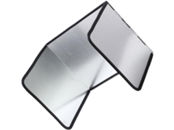 Protetor de dobradiça de alumínio com 3 painéis duplos, 96,5 x 30,5 cm (38 12 polegadas)